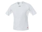 Gore Bike Wear 2016 Men s Essential Base Layer Windstopper Short Sleeve Run Shirt UWESHM Light Grey White M