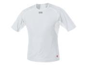 Gore Bike Wear 2016 Men s Base Layer Windstopper Short Sleeve Shirt UWSHMS Light Grey White L