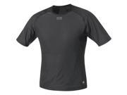 Gore Bike Wear 2016 Men s Base Layer Windstopper Short Sleeve Shirt UWSHMS Black M