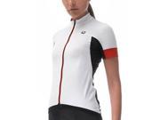 Giordana 2013 Women s Body Clone FR Carbon Short Sleeve Cycling Jersey GI S1 WSSJ FRCA White Black Red M