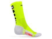 Giordana 2016 FR Carbon Tall Cuff Cycling Socks GI S4 SOCK FRTA Fluo Yellow Black M