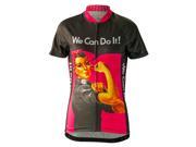 Brainstorm Gear 2015 Women s Rose the Riveter Cycling Jersey Hot Pink S