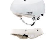 Bern 2017 Junior Nina Nino Fleece Winter Helmet Upgrade Kit White Fleece S M