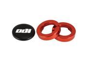 ODI Lock Jaw Clamps w Snap Caps Red set 4