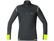 Gore Running Wear 2014 15 Men s Long Sleeve Mythos 2.0 Run Shirt SMYTLM Black Neon Yellow M