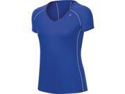 Asics 2014 Women s Lite Show Favorite Short Sleeve Shirt WR1803 Dazzle Blue M