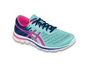 Asics 2014 15 Women s Gel Electro33 Running Shoe T461N.4435 Ice Blue Hot Pink Navy 8.5
