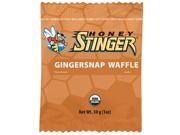 Honey Stinger Organic Stinger Waffles Box of 16 Gingersnap