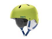 Bern 2014 15 Youth Teen Diabla EPS Thin Shell EPS Winter Snow Helmet Satin Lime Green w White Liner S M