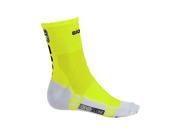 Giordana 2015 FR Carbon Mid Cuff Cycling Socks GI S5 SOCK FRMI Mid Cuff Fluo Yellow Black M