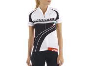 Pinarello 2016 Women s Bandiera Classic Short Sleeve Cycling Jersey PI S5 WSSJ BAND BANDE Black White L
