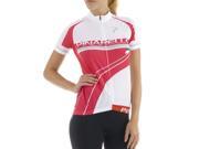 Pinarello 2016 Women s Bandiera Classic Short Sleeve Cycling Jersey PI S5 WSSJ BAND BANDE Pink White M