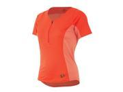 Pearl Izumi 2015 16 Women s Canyon Short Sleeve Cycling T Shirt 19221506 Mandarin Red XXL