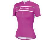 Castelli 2016 Women s Promessa Short Sleeve Cycling Jersey A15052 magenta S
