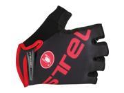 Castelli 2016 Tempo V Cycling Gloves K15027 black red S