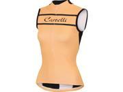 Castelli 2016 Women s Promessa Sleeveless Cycling Jersey A15053 Light Orange M
