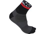 Castelli 2015 Volo 9 Cycling Sock R15033 black L XL
