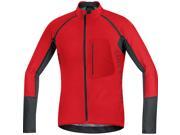 Gore Bike Wear 2015 16 Men s ALP X PRO Windstopper Soft Shell Zip Off Cycling Jersey SWPALP Red Black M
