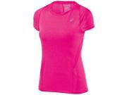 Asics 2015 Women s Short Sleeve Running Tech Tee 121641 Ultra Pink Heather L