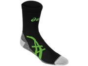 Asics 2015 Fujitrail Mini Crew Running Socks Z109752 Green Gecko S