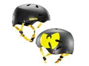 Bern 2015 Men Macon EPS Wutang Summer Bike Skate Helmet w Crank Fit Wutang Matte Black S M