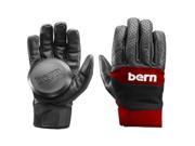 Bern Men s Haight Leather Full Finger Longboard Gloves Red L XL