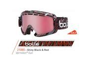 Bolle 2015 Nova II Ski Goggles Vermillon Gun Lens Shiny Black and Red Vermillon Gun