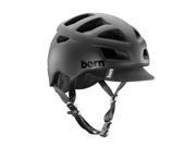 Bern 2015 Men s Allston Summer Bike Helmet Matte Black w Black Flip Visor S M