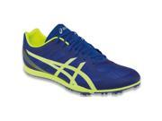 Asics 2015 Men s Heat Chaser Track and Field Shoe G504Y.4307 Deep Blue Flash Yellow 4