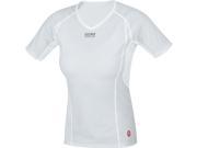 Gore Bike Wear 2015 Women s Essential Base Layer Windstopper Short Sleeve Lady Run Shirt UWESHW Light Grey White S