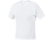 Gore Running Wear 2014 15 Men s Short Sleeve Essential Base Layer Running Shirt UESSSH White L