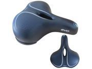 EVO MegaSoft Gel Comfort Anatomic Relief Zone Coil Spring Suspension Bicycle Saddle Black