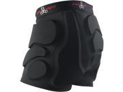 Triple Eight Roller Derby Bumsavers Padded Shorts Black S