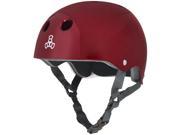 Triple Eight Glossy Multi Impact Skate Hardhat with Standard Liner Red L