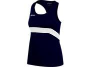 Asics 2016 Women s Break Through Running Singlet TF2352 Navy White XL