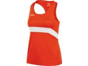 Asics 2016 Women s Break Through Running Singlet TF2352 Orange White XL