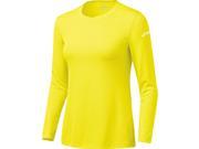 Asics 2015 16 Women s Cicuit 7 Warm Up Long Sleeve Shirt BT873 Neon 2XL