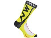 Northwave Men s Extreme Tech Plus Sock Pair Yellow Fluorecent S