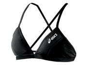 Asics 2015 16 Women s Kanani Beach Volleyball Bikini Top BV2152 Black Black XL