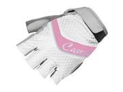 Castelli 2013 Women s Elite Gel Cycling Gloves K13078 white pink fluo ocean piping XL