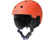 Triple Eight Snow Helmet with Audio Orange Rubber L XL