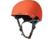 Triple Eight Gotham Dual Certified Bicycle Skate Helmet with EPS Liner Orange Rubber S M