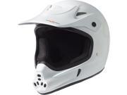 Triple Eight Invader Full Face Downhill MX Bicycle Helmet White Glossy S M