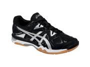 Asics 2016 Men s Gel Tactic Volleyball Shoes B504N.9099 Black Onyx Silver 6