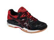 Asics 2016 Women s Gel Tactic Volleyball Shoes B554N.9099 Black Black Fiery Red 8