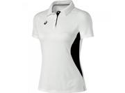 Asics 2016 Women s Corp Short Sleeve Polo Tennis Shirt PR2517 White L