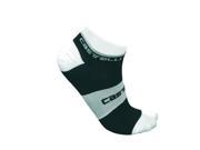 Castelli 2017 Lowboy Cycling Sock Black White R7069 010 L XL
