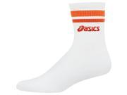 Asics 2016 Craze Crew Sock ZK2630 White Orange M