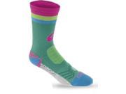 Asics 2016 Kondo II Gradient Crew Socks ZK2631 Atomic Blue Pink Glo S