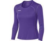 Asics 2016 Women s Volleycross Long sleeve Volleyball Jersey BT2510 Purple Steel Grey L
